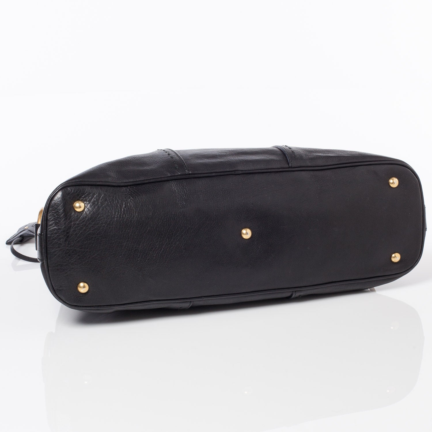 Saint Laurent Leather Large Muse Black 5 of 10