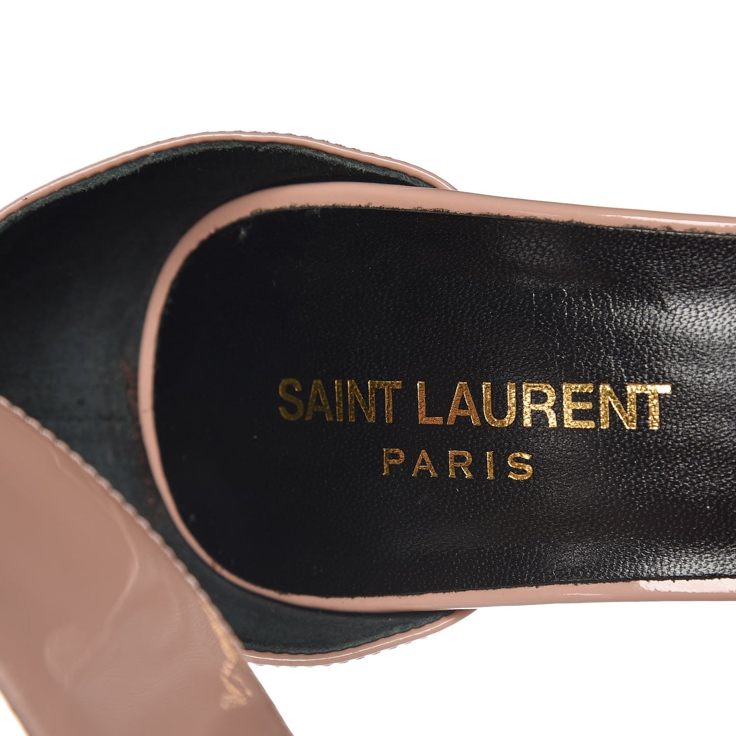 Patent Calfskin Jane Ankle Strap Sandals 39 Pale Pink