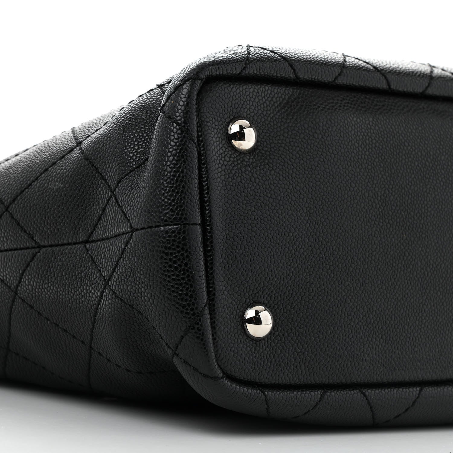Chanel Grained Calfskin Shopping Fever Tote  Black 9 of 13