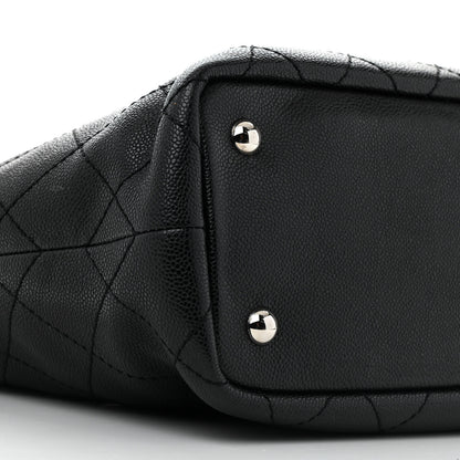 Chanel Grained Calfskin Shopping Fever Tote  Black 9 of 13