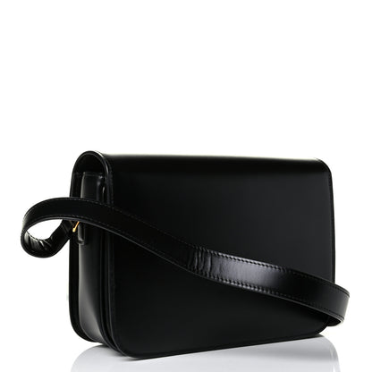Celine Shiny Calfskin Medium Triomphe Black 2 of 6