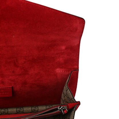Gucci GG Supreme Monogram Small Dionysus Shoulder Bag Red 11 of 23