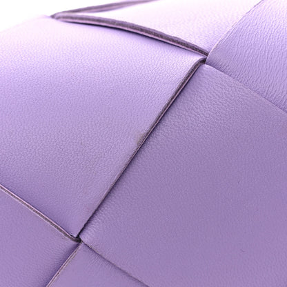 Bottega Veneta Lambskin Maxi Intrecciato Small Cassette Camera Bag Wisteria 10 of 13