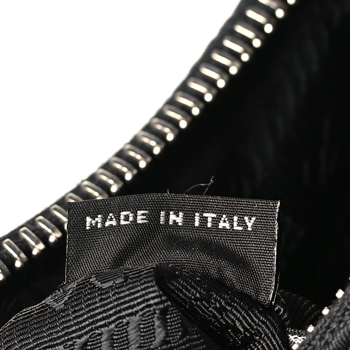 Tessuto Nylon Saffiano Mini Re-Edition 2005 Bag Black