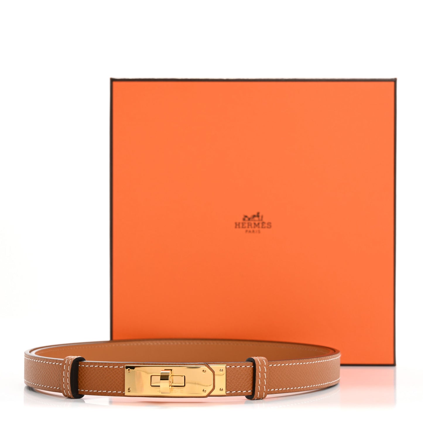 Epsom Kelly Belt Gold