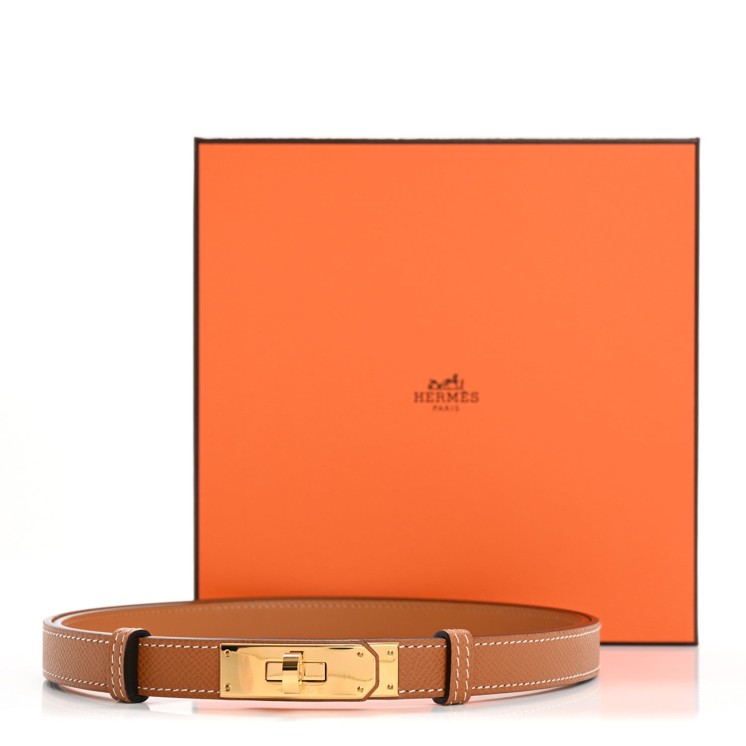 Hermes Epsom Kelly Belt Gold 4 of 4