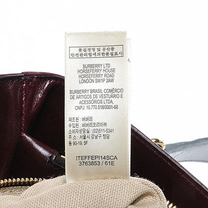 Burberry House Check Bridle Calfskin Medium Gosford Hobo 4 of 10
