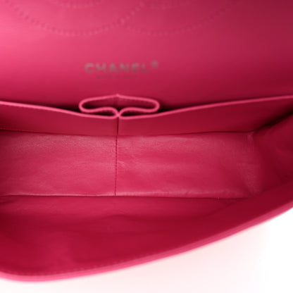 Chanel Patent Quilted Jumbo Double Flap Pink 5 of 11