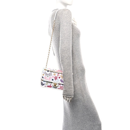 Chanel Lambskin Lace Patchwork Flap Bag Multicolor 2 of 11