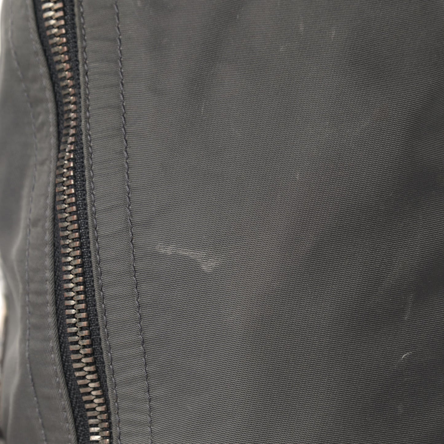 Nylon Family Patch Backpack Grey