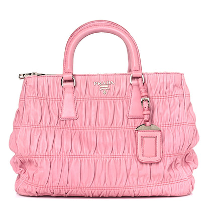 Prada Nappa Gaufre Chain Flap Geranio 1 of 17