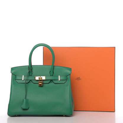 Hermes Evercolor Birkin 30 Vert Vertigo 10 of 10