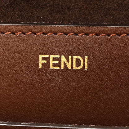 Fendi Vitello Large Soft Peekaboo Mogano 7 of 15