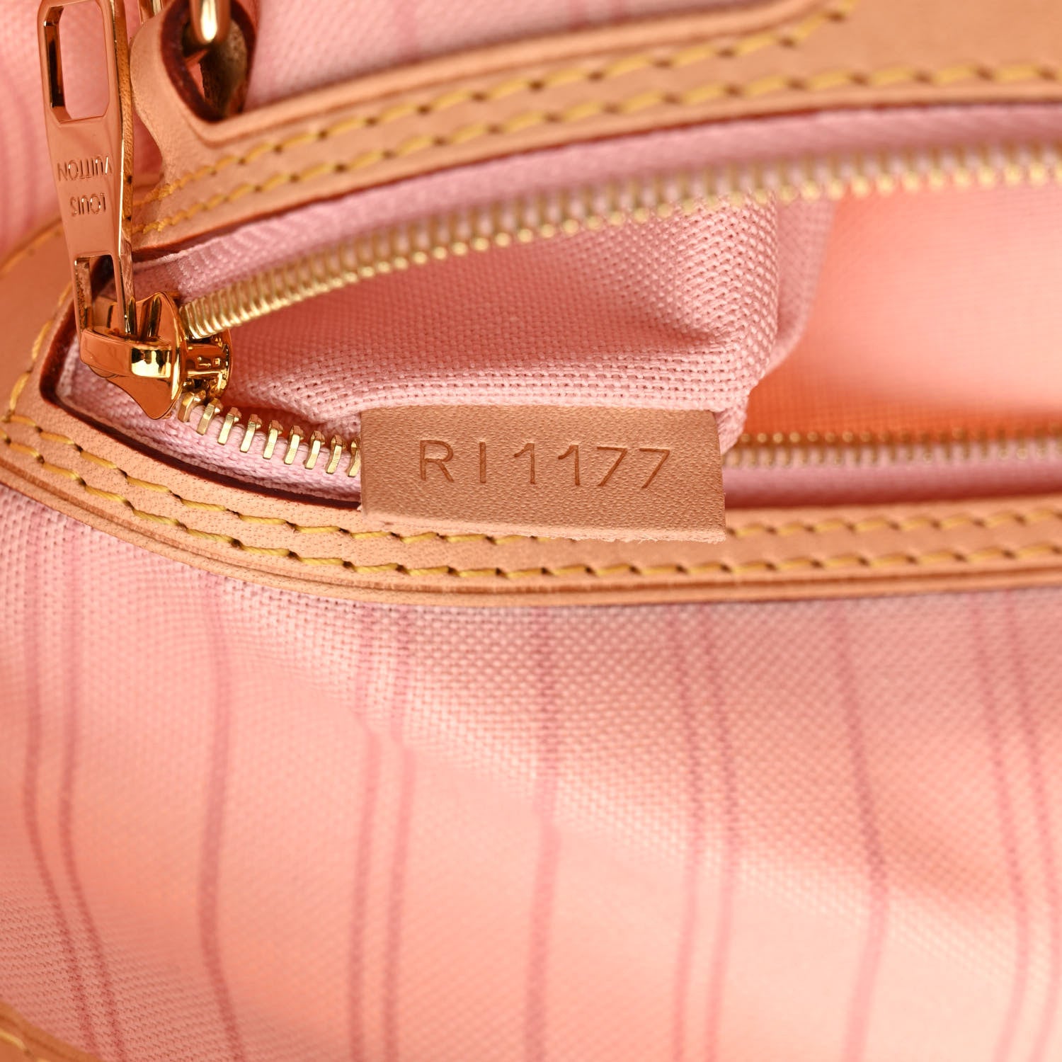 Louis Vuitton Damier Azur Delightful MM Pink 7 of 13
