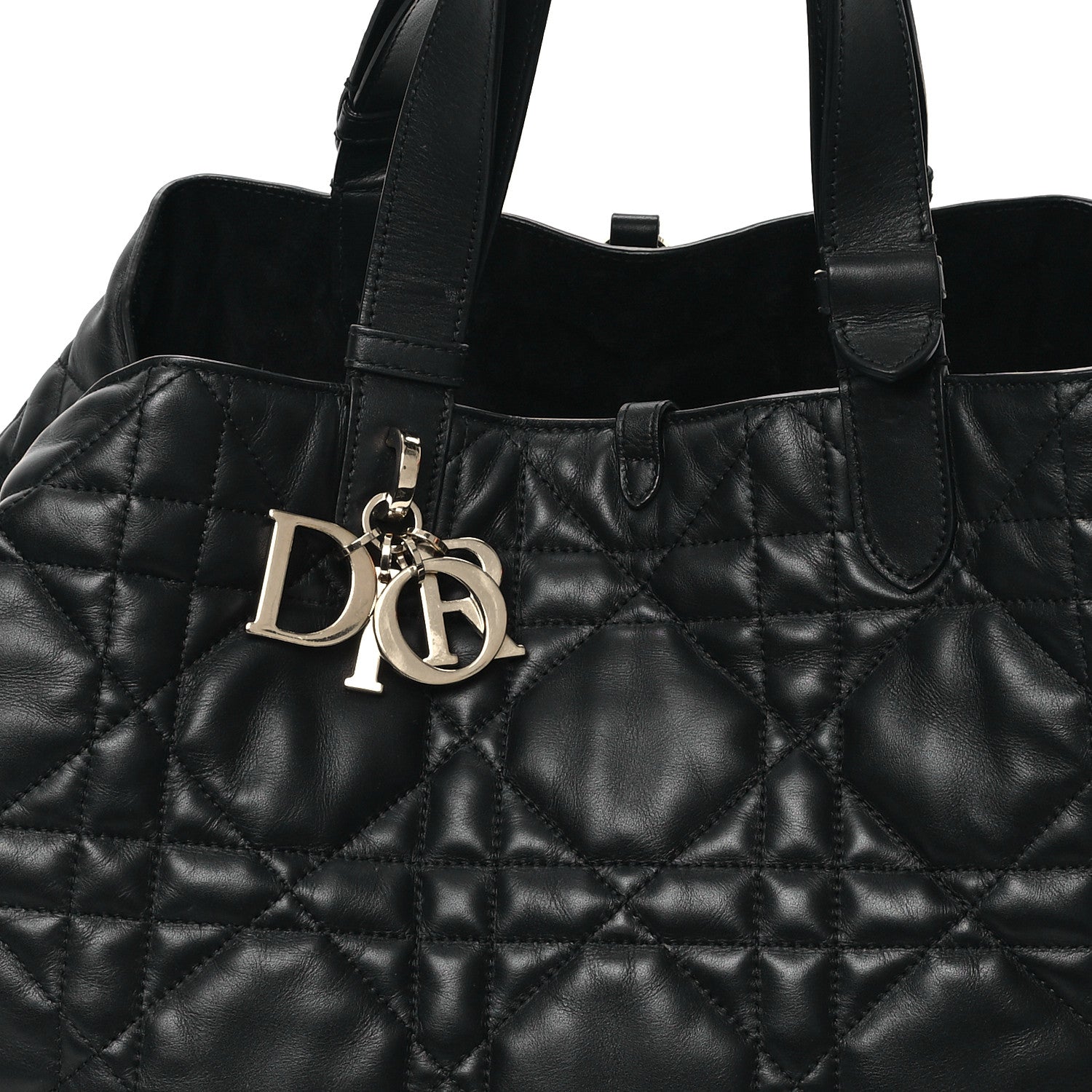 Christian Dior Calfskin Macrocannage Large Toujours Black 9 of 12