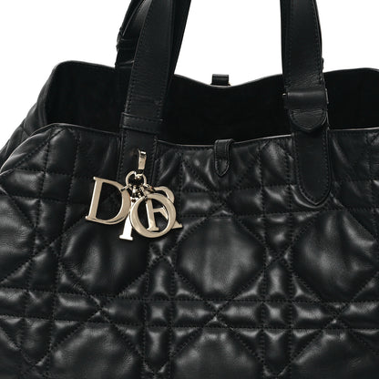 Christian Dior Calfskin Macrocannage Large Toujours Black 9 of 12