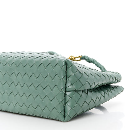 Bottega Veneta Nappa Intrecciato Medium Andiamo Shoulder Bag Aloe 10 of 11