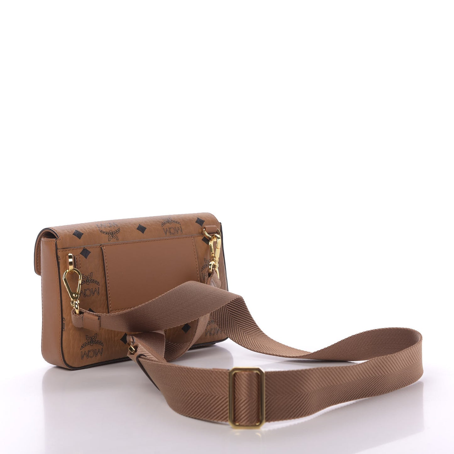 Visetos Small Millie Crossbody Belt Bag Cognac