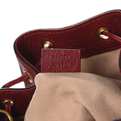 Gucci Piuma Lux Energy Medium Re(Belle) Convertible Bucket Bag Hibiscus Red 6 of 9