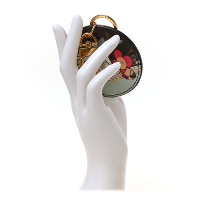 Louis Vuitton Monogram 2022 Christmas Animation Seoul Bag Charm Key Ring Light Pink 2 of 5