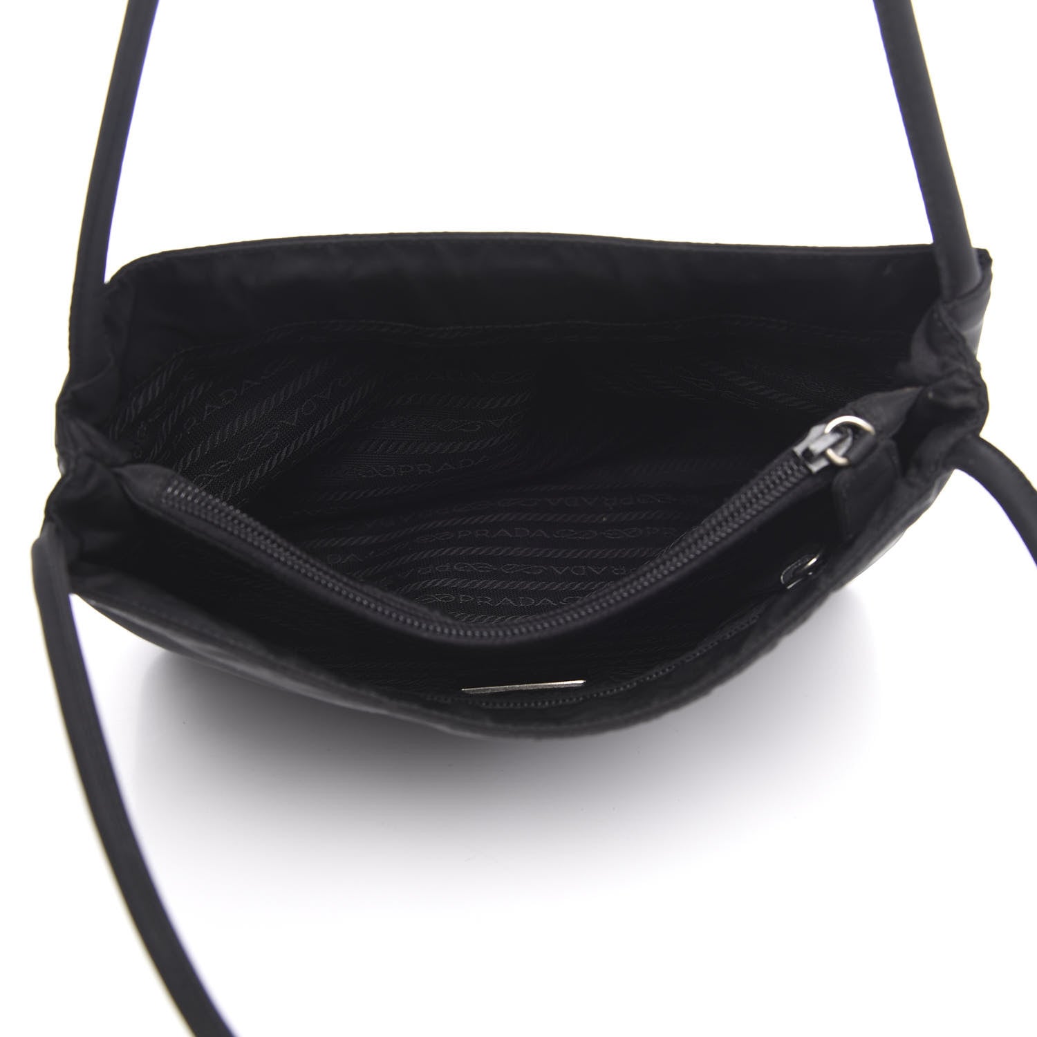 Prada Tessuto Nylon Vela Shoulder Bag Black 6 of 11