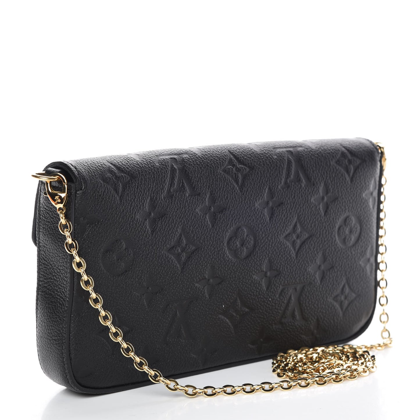 Empreinte Pochette Felicie Chain Wallet Black