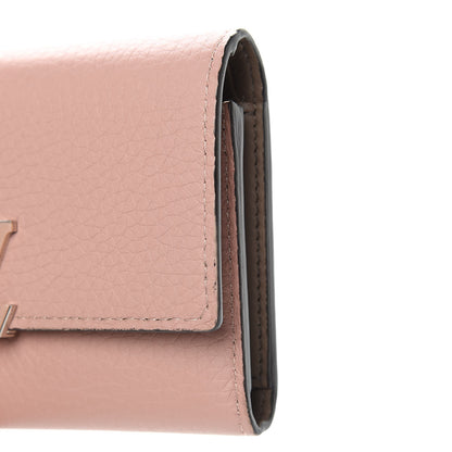 Louis Vuitton Taurillon Capucines Compact Wallet Magnolia 7 of 9