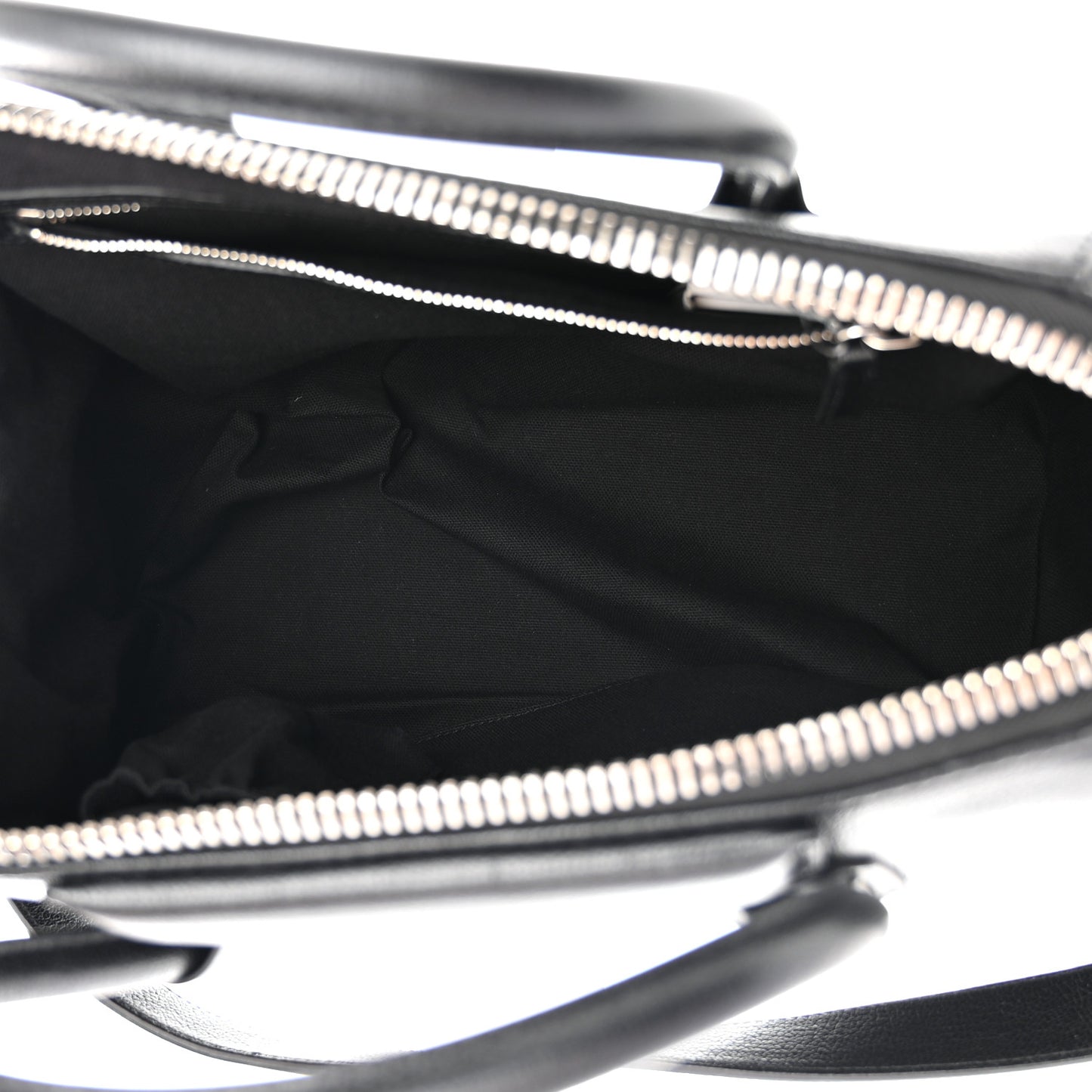 Sugar Goatskin Woven Medium Antigona Black White