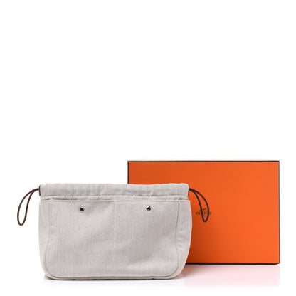 Hermes Canvas Barenia Fourbi 25 MM Pouch Naturel Fauve 13 of 13