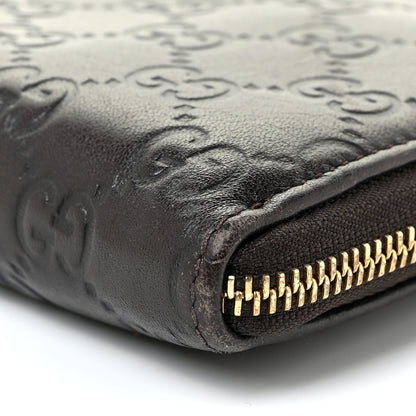 Gucci Guccissima Vitello Tender Donna Long Wallet Testa di Moro 12 of 17