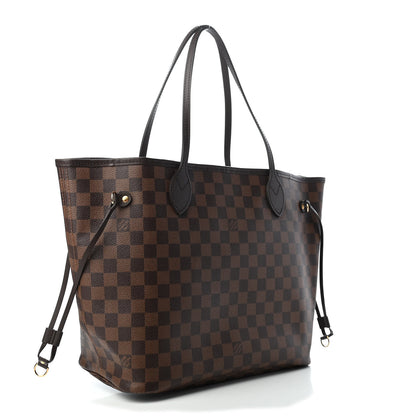 Louis Vuitton Damier Ebene Neo Neverfull MM Rose Ballerine 4 of 11