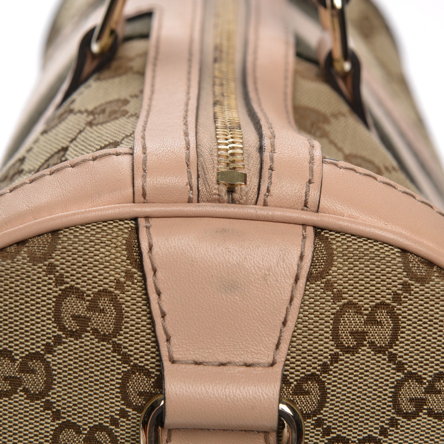 Monogram Vintage Web Medium Boston beige