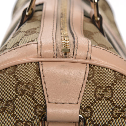 Gucci Monogram Vintage Web Medium Boston beige 11 of 12