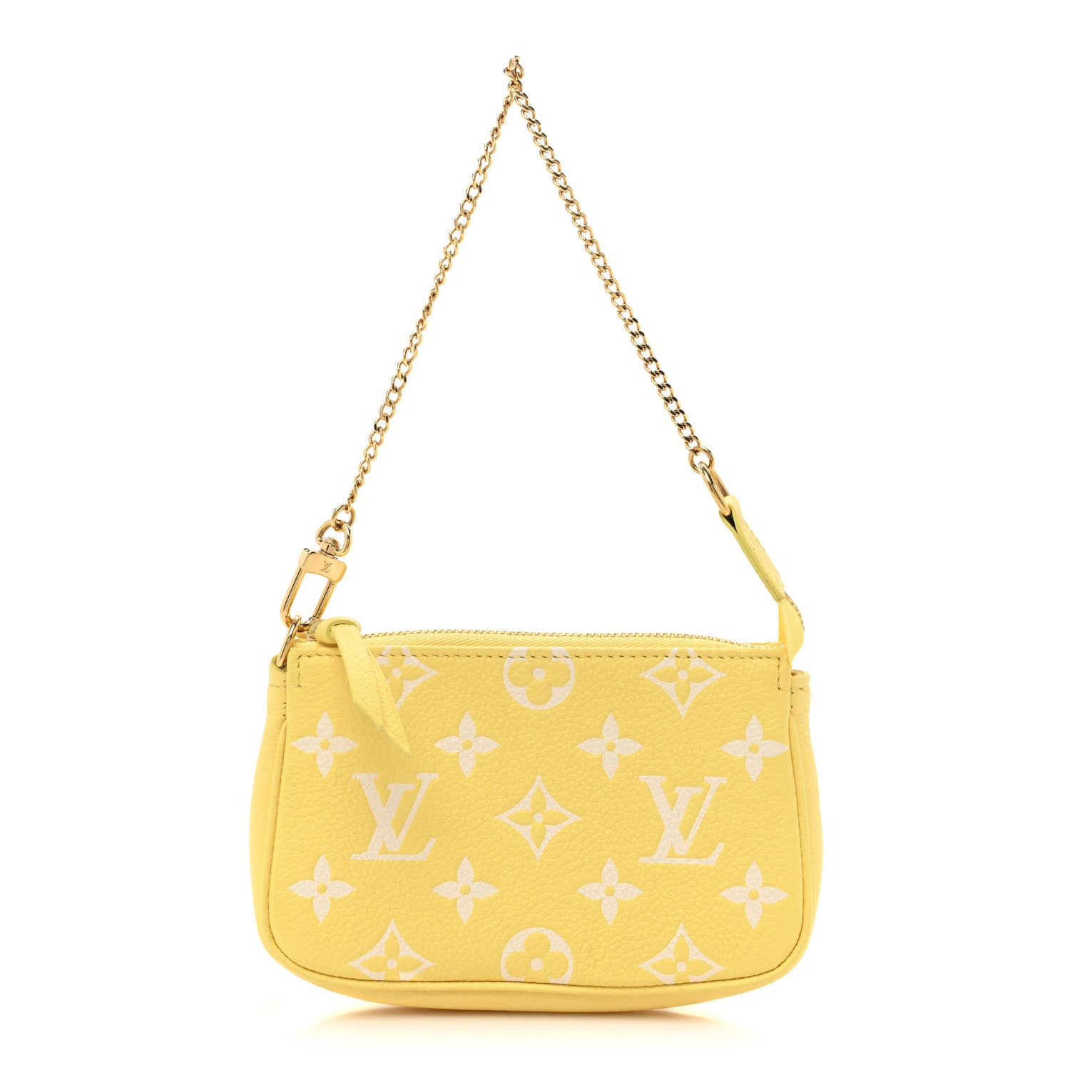 Louis Vuitton Empreinte Monogram Mini Pochette Accessories Lemon Curd Yellow 1 of 9