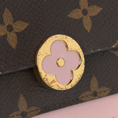 Louis Vuitton Monogram Flore Chain Wallet Rose Ballerine 10 of 13