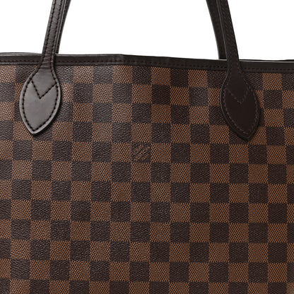 Louis Vuitton Damier Ebene Neo Neverfull MM Rose Ballerine 9 of 11