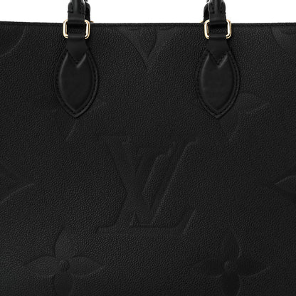 Louis Vuitton Empreinte Monogram Giant Onthego MM Black 7 of 10