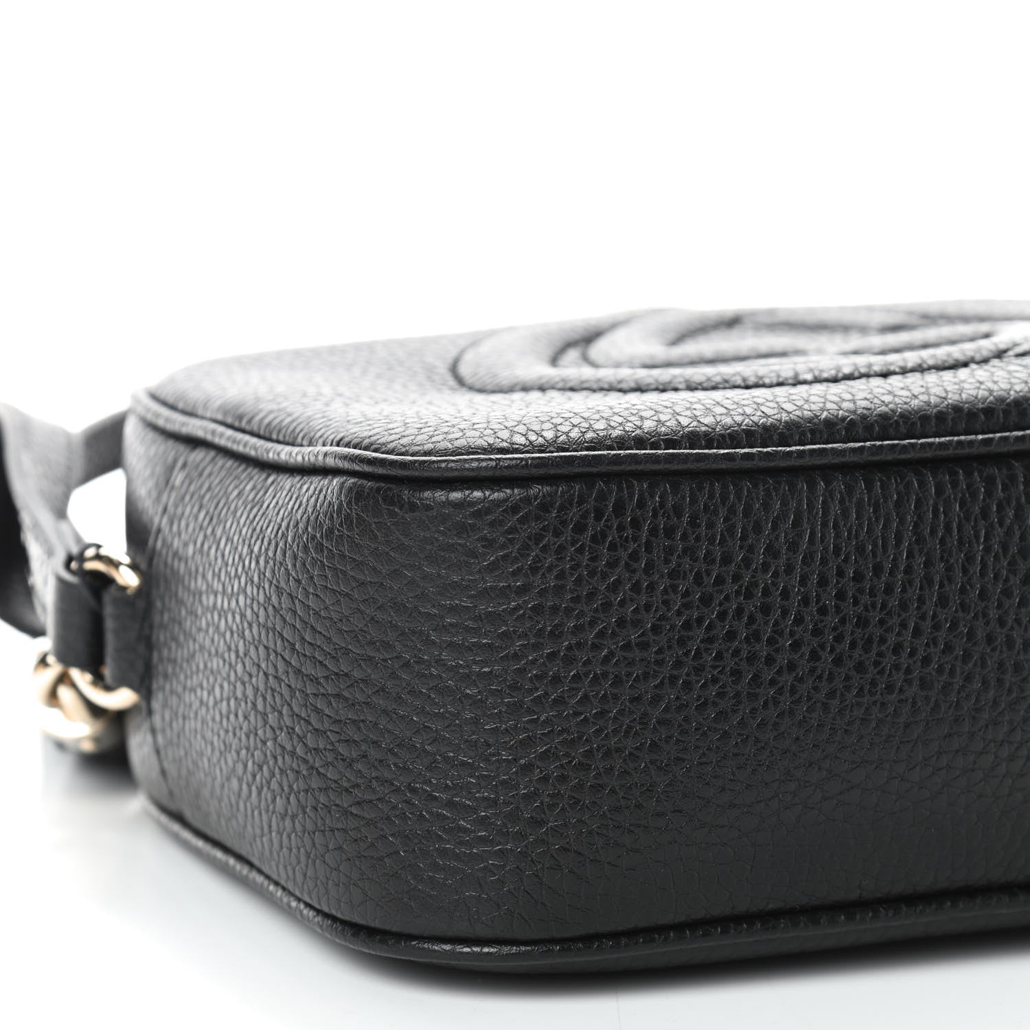 Gucci Pebbled Calfskin Small Soho Disco Bag Black 6 of 9