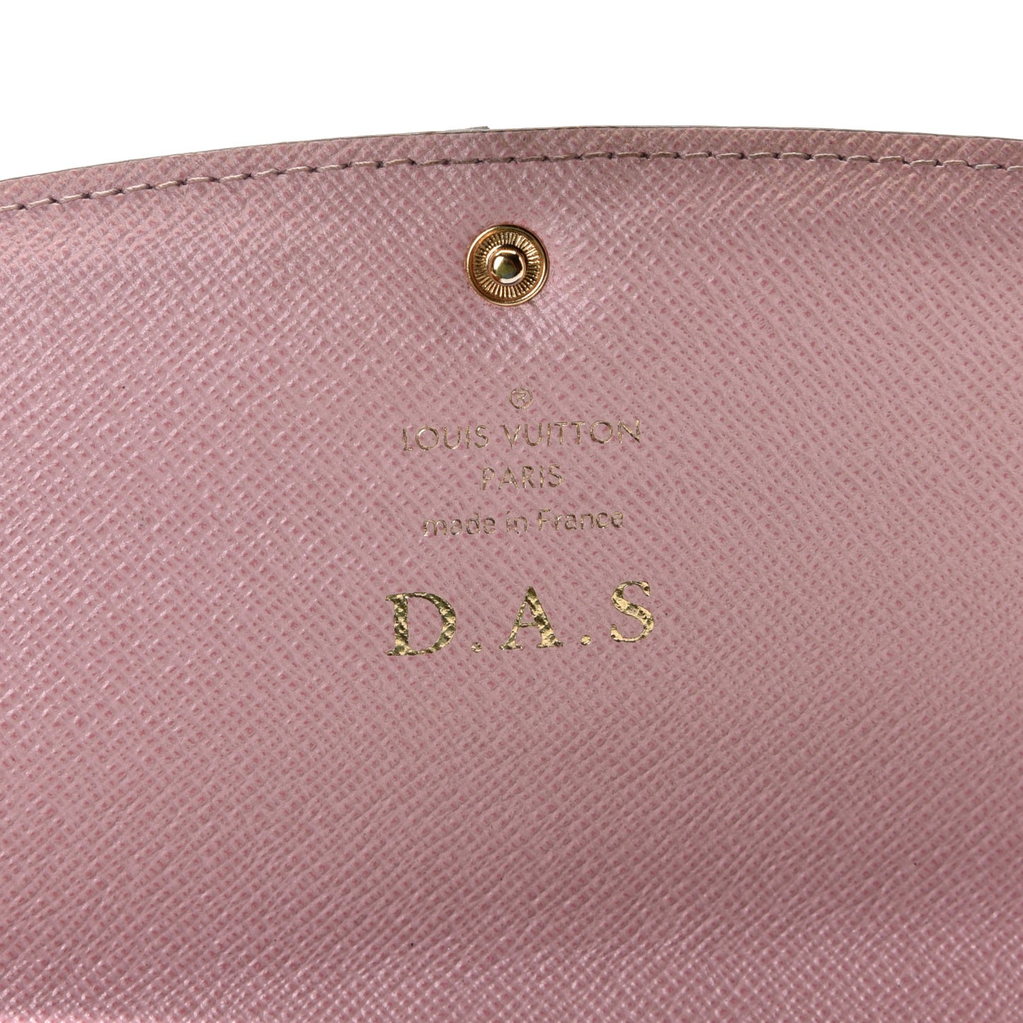 Monogram Emilie Wallet Rose Ballerine