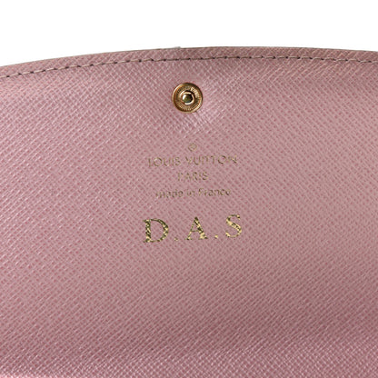 Louis Vuitton Monogram Emilie Wallet Rose Ballerine 7 of 8