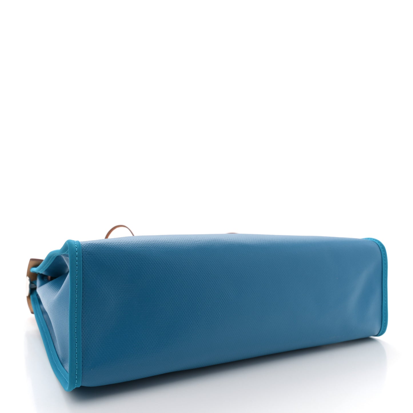 Toile H Berline Vache Hunter Herbag Zip 31 PM Bleu Zanzibar Natural