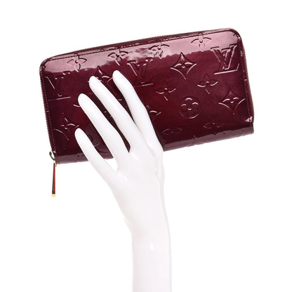 Louis Vuitton Vernis Zippy Wallet Rouge Fauviste 2 of 8