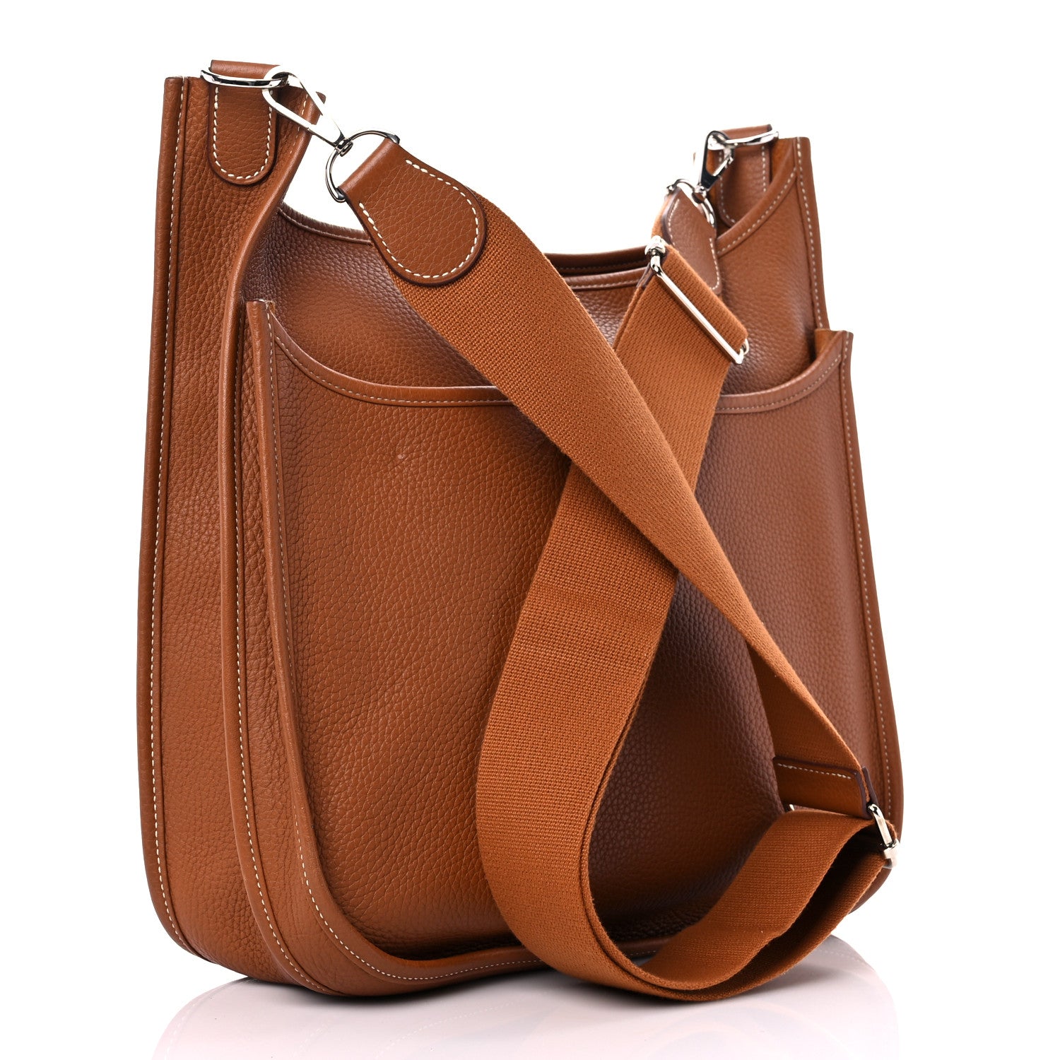 Hermes Taurillon Clemence Evelyne III GM Gold 2 of 13