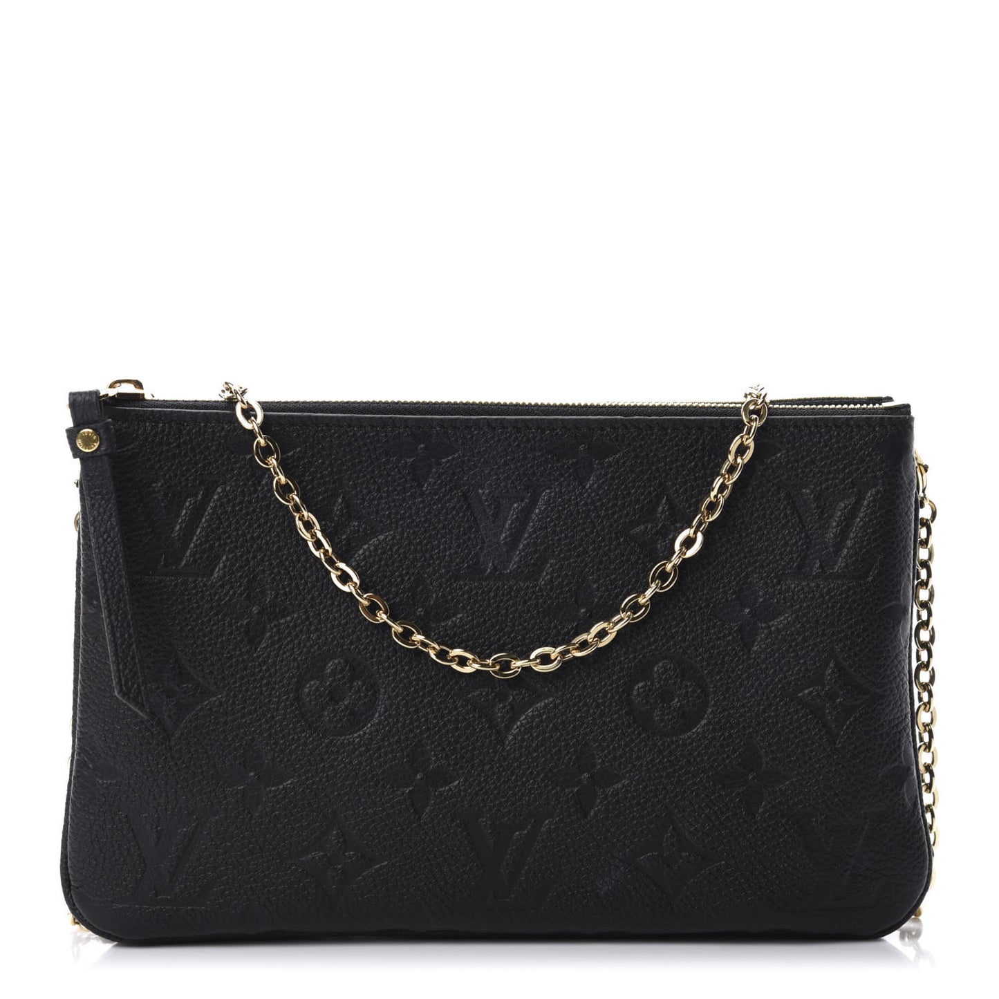 Empreinte Double Zip Pochette Black