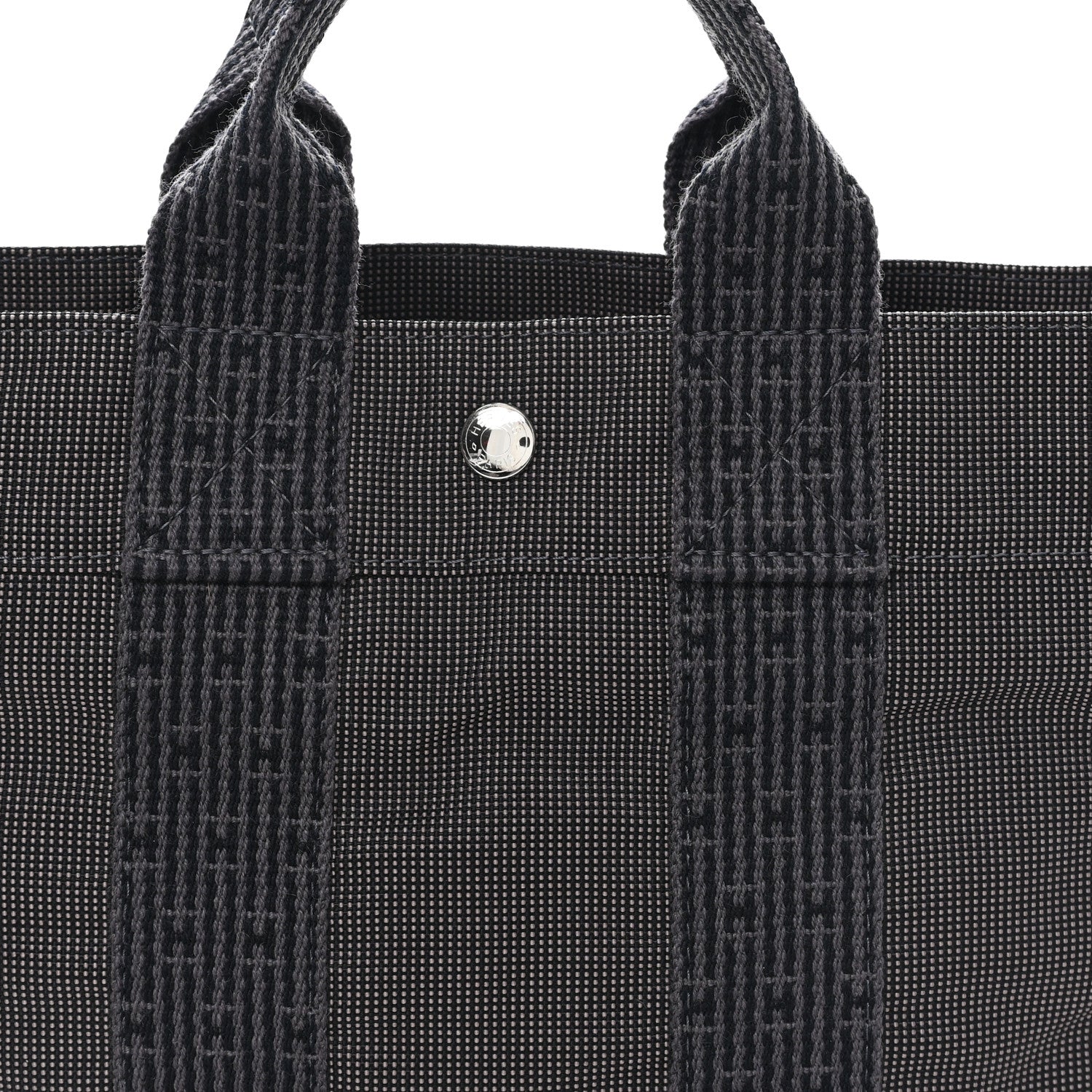Hermes Canvas Herline PM Tote Grey 1859526 – FASHIONPHILE
