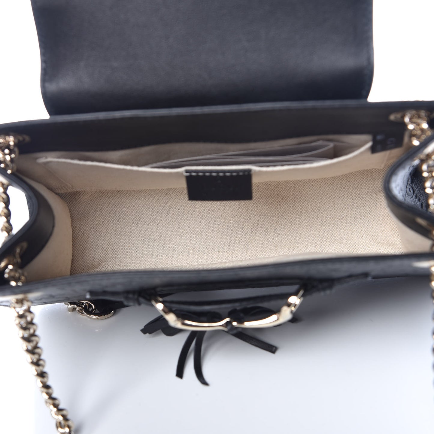 Guccissima Small Emily Shoulder Bag Black