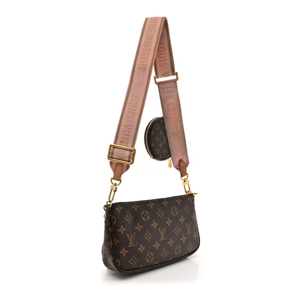 Louis Vuitton Monogram Multi Pochette Accessories Rose Clair 3 of 13