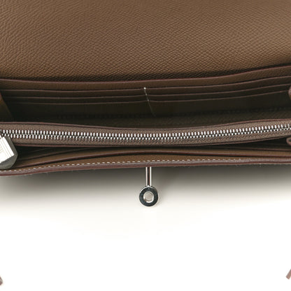 Hermes Epsom Kelly Longue Wallet Etoupe 5 of 11