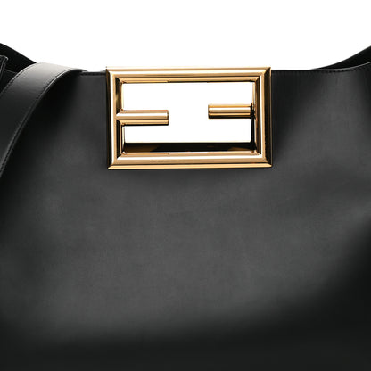 Fendi Vitello King Medium Fendi Way Tote Black 8 of 17