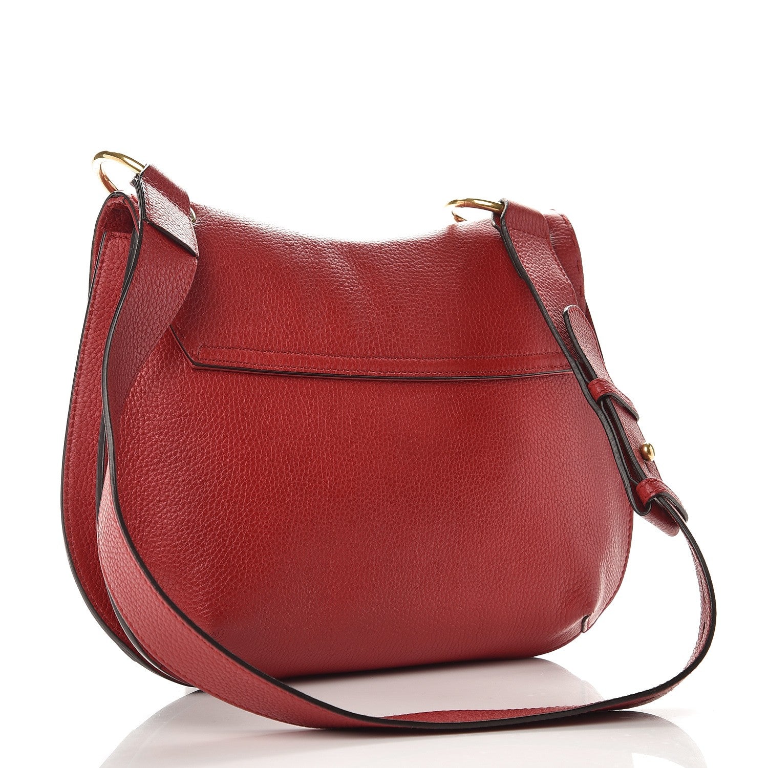 Gucci Cellarius Calfskin Feline GG Marmont Flap Shoulder Bag Vulcanic Red 3 of 7